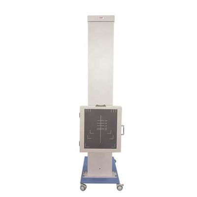 China Vertical metal x ray chest rack with electric cassette lifting box which can change to DR CR rack for sale