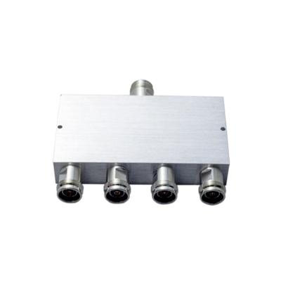 China Multi Band RF N Female 4 way Wilkinson Power Splitter lower PIM Low insertion loss for sale