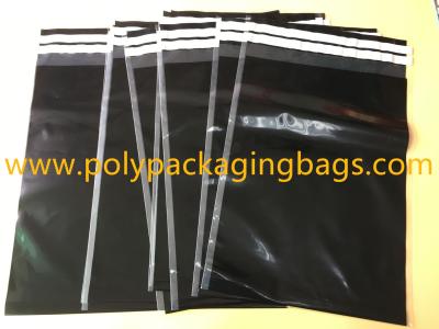 China Shipping Plastic Bags For Clothes 29 Cmx 40cm Self Adhesive Black Color for sale