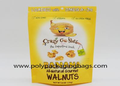 China Moisture Packaging Bags Moisture Proof Gravure Printing Free-Standing Resealable Foil Bags for sale