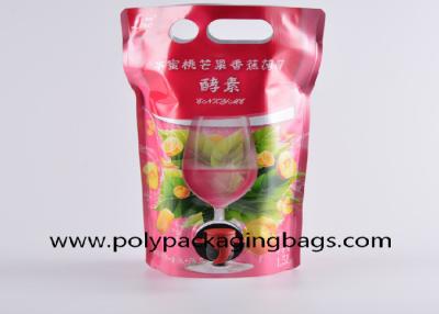 China 1.5L 2L 3L 5L 10L Aluminium Gecoate Vlinderklep BIB Rode Wijn Zak BiB Zak Met Vitop Olijfolie Stand Up Tas Met Klep Te koop