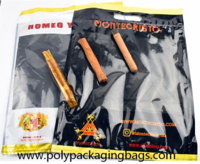 China 35 * 45cm large capacity cigar moisturizing packaging bag for  30 cigars for sale