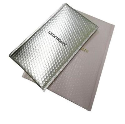 China 45mic Aluminized Film Bubble Brick Wall Courier Packaging Bag for sale