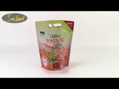 custom Design Foil Pouch Aluminum Juice Wine Bag Large Capacity Foil Pouch