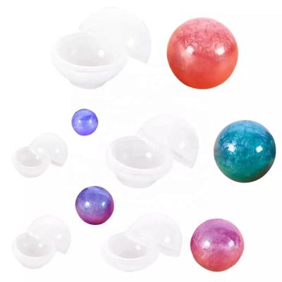 China Crystal Drop Round Ball Silicone Resin Mold DIY Half Sphere Craft Jewelry Accessories Viable Decoration Tool for sale