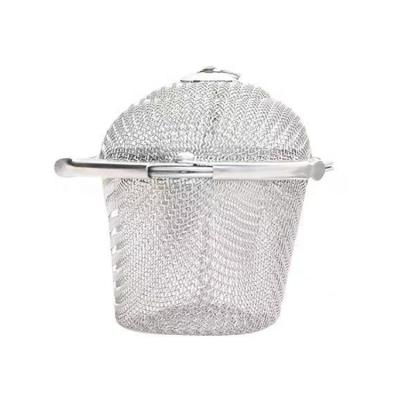 China Sustainable Tea Bucket / Strainer Shape Stainless Steel Spice Mesh Filter Tea Infuser for sale