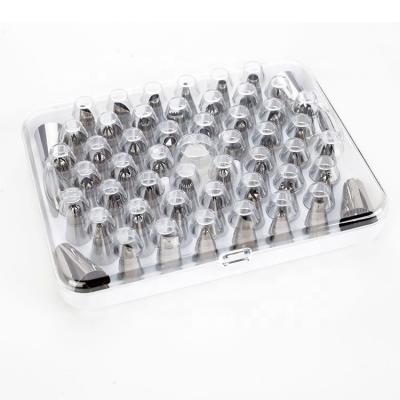 China 304 Stainless Steel 52pcs Sustainable Cake Nozzles Piping Icing Tip Kit for sale