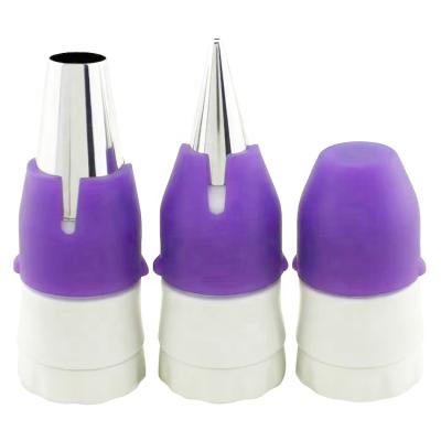 China Sustainable Plastic Cake Spout Coupler Piping Tips For Cake Decorating Tools for sale