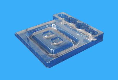 China Electronic blister tray packaging plastic Rectangular Clear Customized en venta