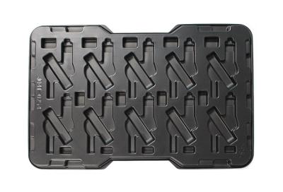 중국 Thermoformed Parts Antistatic ESD Blister Tray Black Plastic 판매용