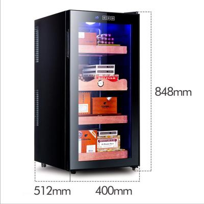 China Cigar Coolercabinet Humidity Stability Electronic Humidifier glasstemperature Intelligent Humidity Control and Cigar Cabinet Temperature Controlled Humidifier for sale