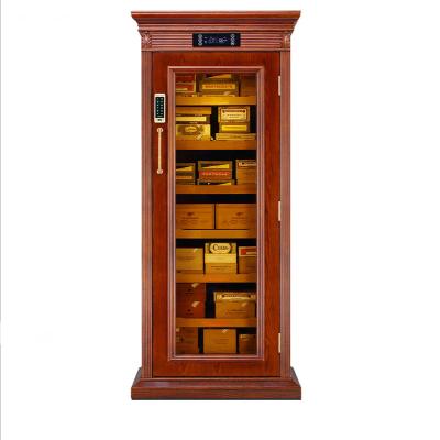 China Large hotel cigar cabinet solid wood cigarcustom made humido rluxurious cigar cooler electric humidifier cigar fridge for sale