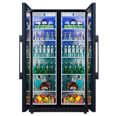 China Compressor wine doorwine coolerHomewine cave wine cooling zoneDouble refrigeratordrinksbeerdual built inrCommercial displaywine cooler for sale