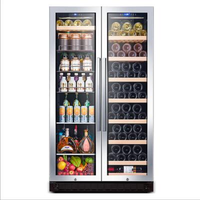 China Cooling Compressor Wine RefrigeratorWine and Beverage Coolerscompressorstainless steel fridgecompanybeer wine freezer cellersHomeluxury for sale