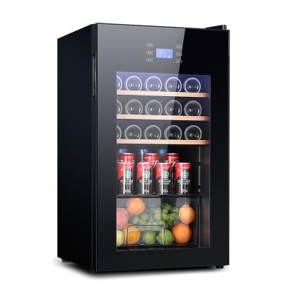 China Car Wine Fridge Kitchen Cooler Home Wine and Beverage Coolers Compressor Freezer Wine Fridge Small for sale