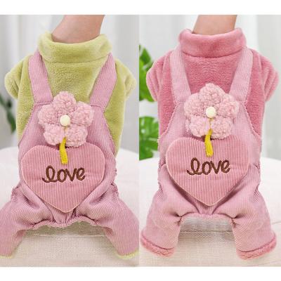 China Sustainable Dog Clothes Warm Dog Sweater Basic Coat Jacket Pet Cold Weather Clothes Outfits Outerwear For Small Dogs Cats Puppy Small for sale