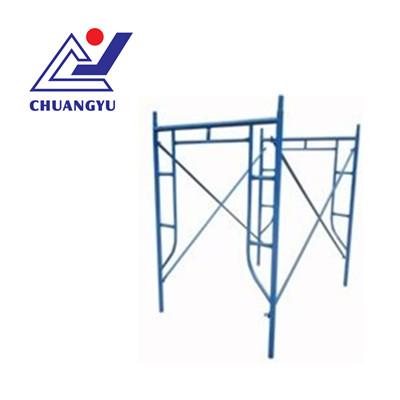 China Exterior High Quality Building Construction Walkthru Frame For Scaffolding Construction for sale