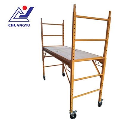 China Construction Yellow Steel Mobile Baker In Scaffold Construction For Sale for sale