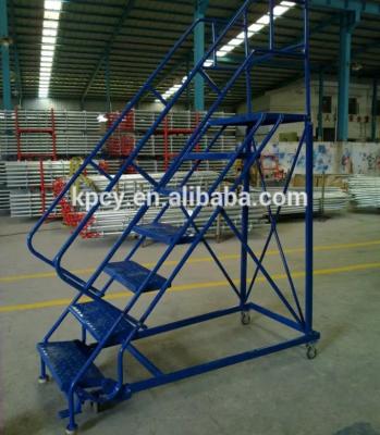 China hot sale Q235/Q345 steel Q235/Q345 warehouse rolling scaffolding steel ladder in china for sale