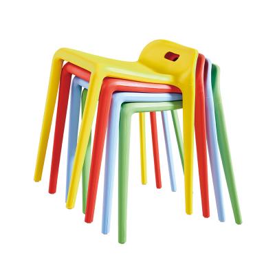 China Sturdy wholesale armless colorful plastic chair for sale for sale