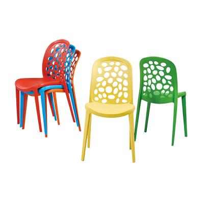 China Sturdy Waterproof Portable Plastic Dining Chair , Outdoor Event Furniture Available In Multiple Colors for sale