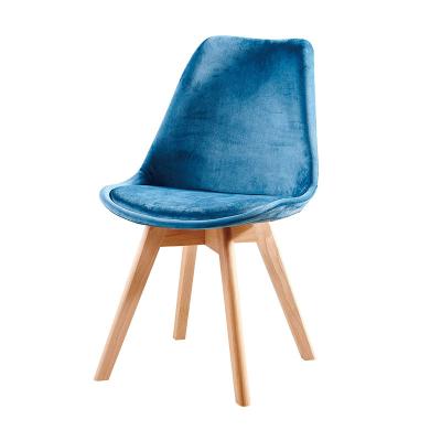 China Sturdy Fabric Dining Chair With Many Back Color High Quality Fabric Velvet Fabric Nordic Dining Chair Fabric Metal Leg Modern High for sale