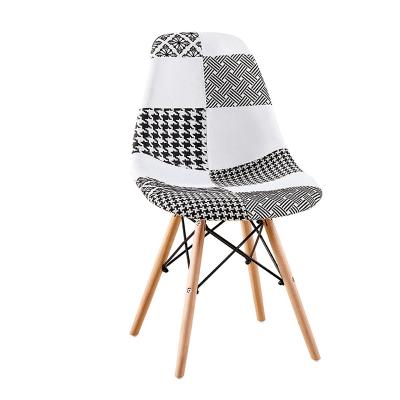 China Free Sample Large Modern Style Sturdy Upholster Good Outdoor Rope Design Room Furniture House Petal Dining Chair for sale