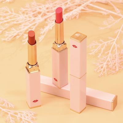 China Wholesale Custom Luxury Waterproof Matte Pure Color Lipstick Private Brand Vegan Makeup Lipstick New Product Waterproof for sale