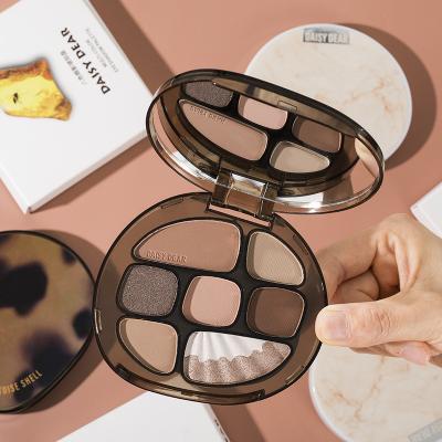 China EYES 8 Fashion Eyeshadow Palette Female Color Waterproof And Sweatproof Amber Eyeshadow Palette Pearly Matte Retro for sale