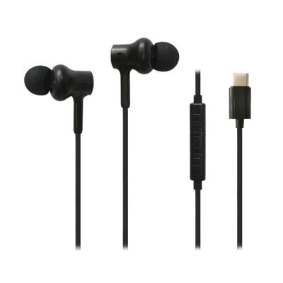 China Built-in Microphone 2021 Super Bass Stereo Mi Earbuds Basic With Type-c Ultra Deep Metal Bass Mic Earphone Cable Earphone for sale