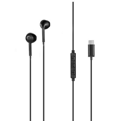 China Wired Type C Earphone Earphone C Wired Headset Wire Earphones With Type C Connected for sale