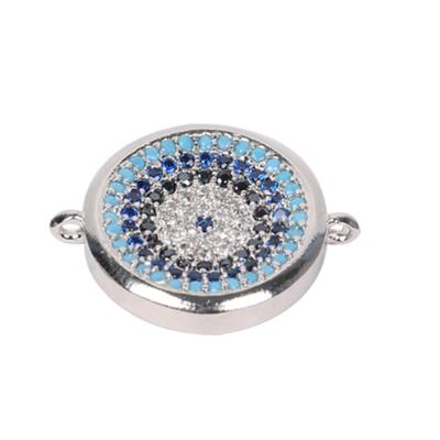 China Durable DIY Eye Shaped Jewelry Bracelet Accessories Zircon Beads Jewelry for sale