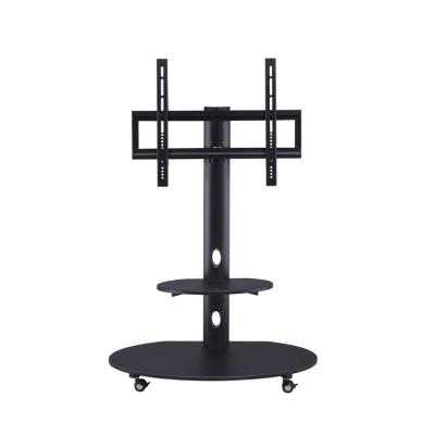 China Modern Most Popular Morden LCD TV Cart TV Cart 65 Black And White Inch Nordic TV Stand With Wheel for sale