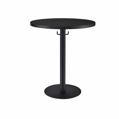 China (Other) black luxury modern adjustable metal home furniture round coffee table best price for sale