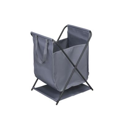 China Collapsible Foldable Hamper Removable Durable Dirty Clothes Laundry Folding Hamper for Bathroom Bedroom Home for sale