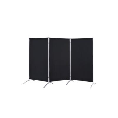 China CLASSIC Standing Modular Partition Wall 3 Panel Office Screens Metal Separator Dividers Room Divider for sale