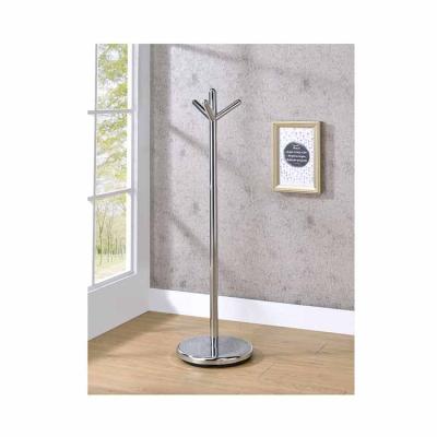 China Modern Design Metal Valet Standing Hanger Floor Standing Coat Racks For Clothing Store Sale for sale