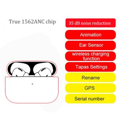 China Pro airoha noise earphone perfect Amazon airpods best 1562 ear spatial audio transparent detection noise reduction wireless headphones for sale