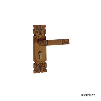 China Wooden Doors / Metal Doors Luxury Mechanical Safe Locks Handle Mortise Door Lock for sale