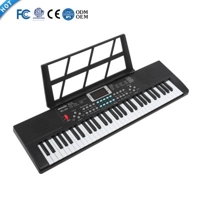 China Musical Instrument Educational Hot Selling Musical Instrument Toys Electronic Organ 61 Keys Keyboard For Wholesale for sale