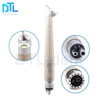 China High speed metal 45 degree dental handpiece turbine LED kit compatible with Japanese brand X450 dental handpiece for sale