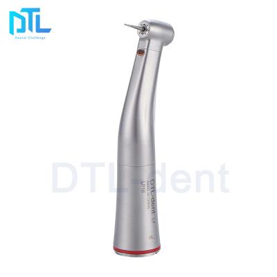 China Metal 1:5 increasing stainless steel high speed dental silent handpieces led fiber optic electric motor vs angle handpiece for sale