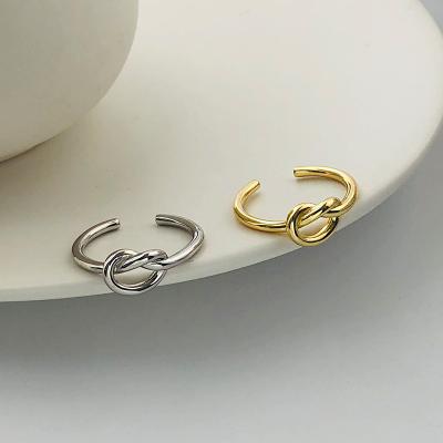 China High End 925 Lead Free Nickel Free Sterling Silver Tie Ring Ready to Ship Dropshipping Jewelry Wholesale for sale