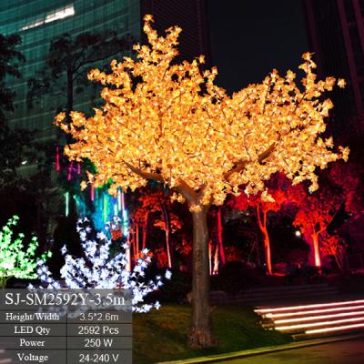 China Firm On (Customized) Outdoor Holiday Event Wedding Decoration Christmas Lights Artificial Autumn Lighted Maple Tree Garden Lights for sale