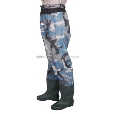 China Breathable Breathable Waders Waterproof Camouflage Half Length Fishing Pants for sale