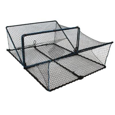 China CRAB High Quality Aquaculture Traps Square Folding Crab Cage / Fish Cage Net Trap for sale