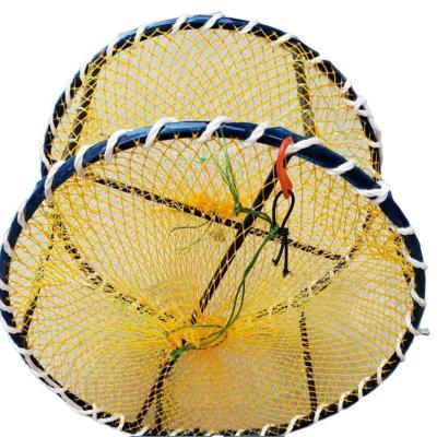 China Round Metal Lobster Crab Trap Cage Aquaculture Traps Fishing Net For Sale for sale