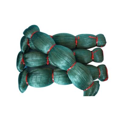 China Monofilament Thailand Doule Knot Nylon Monofilament Fishing Net Green Color Gillnet For Saltwater Fishing for sale