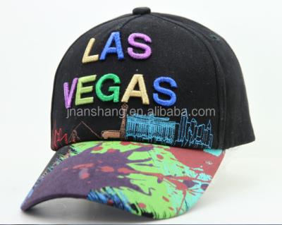 China 3D Embroidery COMMON LAS VEGAS Baseball Cap for sale