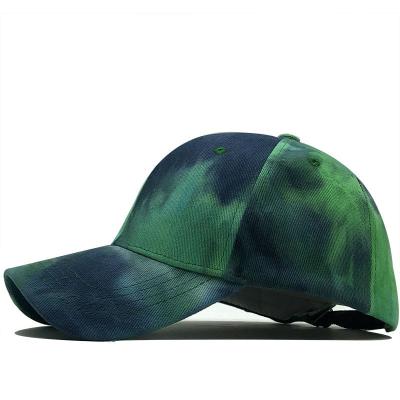 China NEW COMMON custom logo tie dyed bandhnu and summer ponytail fashion spring leisure sunshade baseball cap unisex reused hat for sale